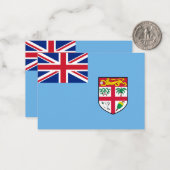 フィジー国旗 ノートカード (正面/裏面インサイチュ)