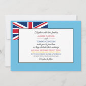 フィジー国旗、フィジー国結婚旗 招待状 (正面)