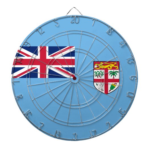フィジー国旗(フィジー) ダーツボード (正面)
