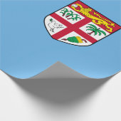 フィジー国旗（フィジー） ラッピングペーパー (角)