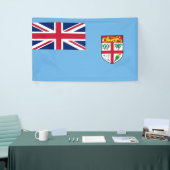 フィジー国旗(フィジー) 横断幕 (トレードショー)