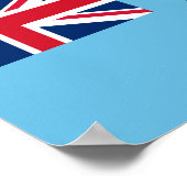 フィジー国旗 ポスター (角)