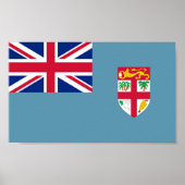 フィジー国旗 ポスター (正面)