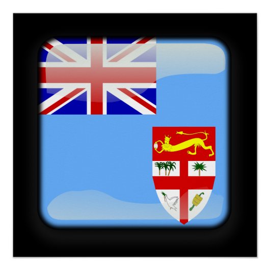 フィジー国旗 ポスター (正面)