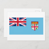 フィジー国旗 ポストカード (正面/裏面)