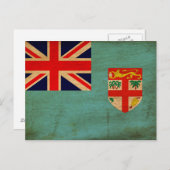 フィジー国旗 ポストカード (正面/裏面)