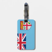 フィジー国旗 ラゲッジタグ (裏面縦)