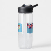 フィジー国旗、愛国フィジー ウォーターボトル (左面)