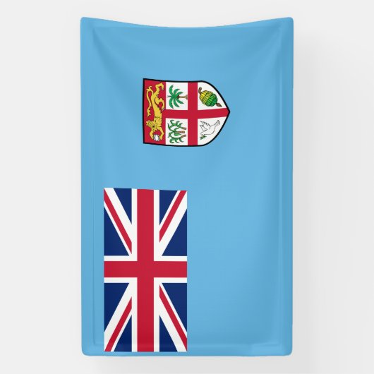 フィジー国旗 横断幕 (縦)