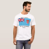フィジー国旗T Tシャツ (正面フル)