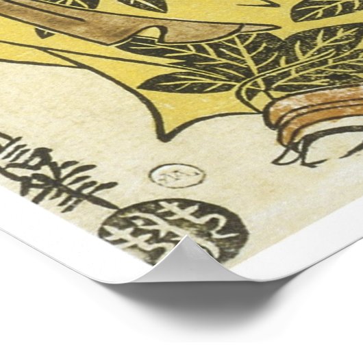 フィジー山の若い恋人たち俊信, 1720 ポスター (角)