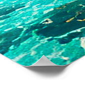 🏝️ フィジー島のパラダイス 高級旅行インテリア 🌊 ポスター (角)