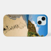 フィジー島のビーチ iPhone 15ケース (裏面横)