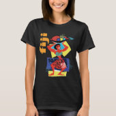 フィジー島の女性 フルーツバスケット 旅行 Tシャツ (正面)
