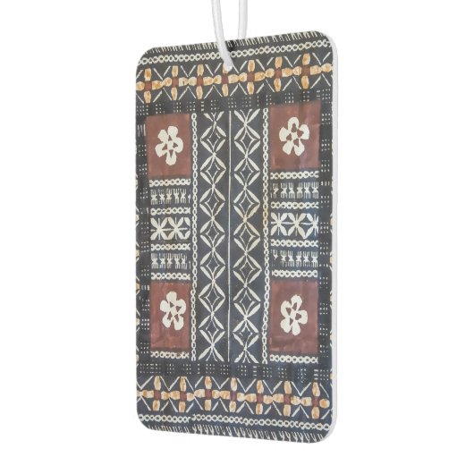 フィジー布プリントエアーフレッシュナー カーエアーフレッシュナー (左)