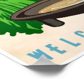 フィジー復元ヴィンテージ旅行ポスター ポスター (角)