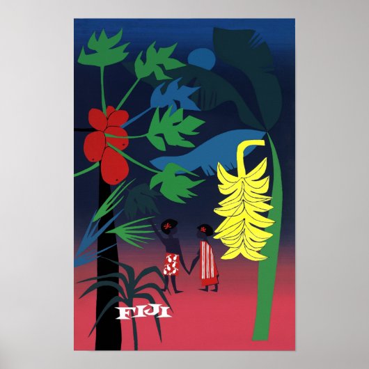 フィジー旅行ポスター ポスター (正面)