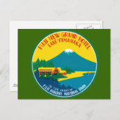 フィジー旅行ポスター ポストカード (正面/裏面)