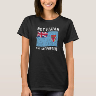 フィジー語ではなく、支持国の国旗のインスピレーション Tシャツ
