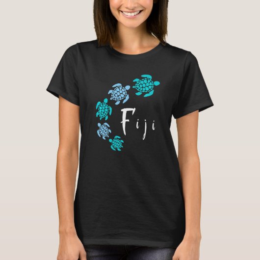 フィジー諸島ブルータートルフィジー Tシャツ (正面)