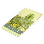 フィジー諸島ヴィンテージ旅行スタイル マグネット (左側)