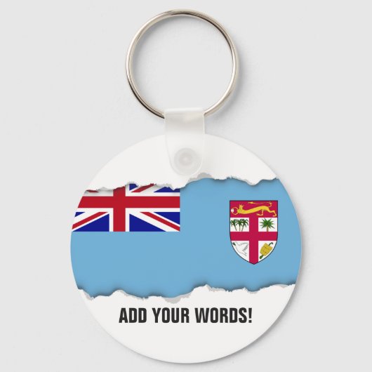 フィジー諸島国旗 キーホルダー (正面)