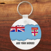 フィジー諸島国旗 キーホルダー (正面)