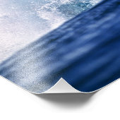 フィジー諸島、タバルア、クラウドブレイク。波 フォトプリント (角)