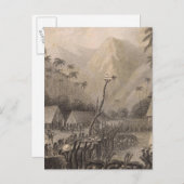 フィジー・クラブダンス ポストカード (正面/裏面)