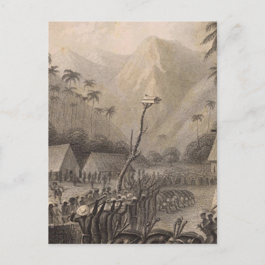 フィジー・クラブダンス ポストカード (正面)