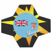 フィジー・サッカー・フィジー国旗/バン サッカーボール (フラット)