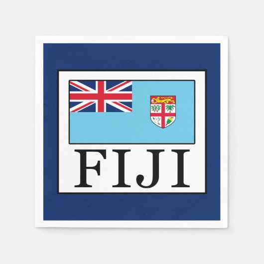 フィジー スタンダードカクテルナプキン (正面)
