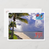 フィジー – デナロー島 –  ポストカード (正面/裏面)