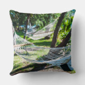 フィジー·ビーチのハンモック クッション (裏面)