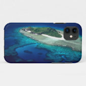 フィジー ママヌカ諸島 エオリ島 空撮 Case-Mate iPhoneケース (裏面(横))