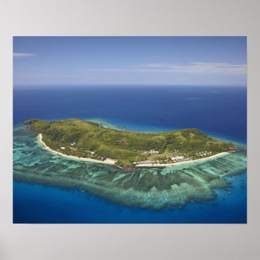 フィジー ママヌカ諸島 トコリキ島 ポスター (正面)