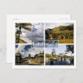 フィジー – モザイク –  ポストカード (正面/裏面)