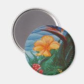 「フィジー」ラウンドマグネット マグネット (正面/裏面)