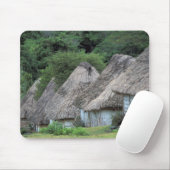 フィジー、ヴィティ、伝統的な小屋の家 マウスパッド (マウス)
