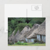 フィジー、ヴィティ、伝統的な小屋 ポストカード (正面/裏面)