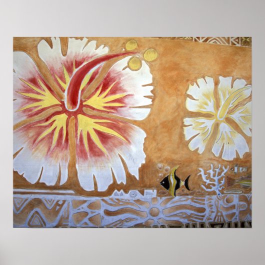 フィジー、壁画。 ポスター (正面)