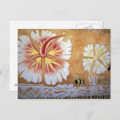 フィジー、壁画。 ポストカード (正面/裏面)