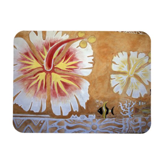 フィジー、壁画。 マグネット (横)