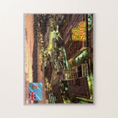 フィジー - 夜のスバ - ジグソーパズル (縦)