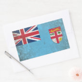 フィジー 長方形シール (封筒)