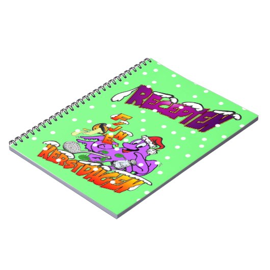 フィジーKerstdagenタコックレセプテンノートボーク ノートブック (左側)