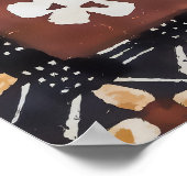 フィジーTAPAクロスプリントポスター ポスター (角)