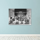 フィスク大学予科 キャンバスプリント (インサイチュ (ウッドフロア))