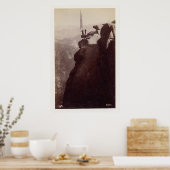 フィスク氷河のポイント。ヨセミテ1870 ポスター (キッチン)