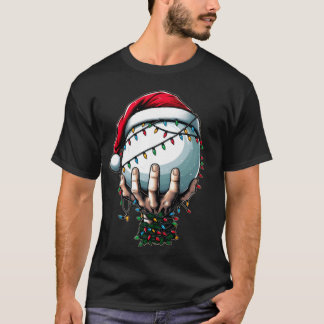 フィストボールスポーツクリスマス帽子 クリスマス ヴィンテージ Tシャツ